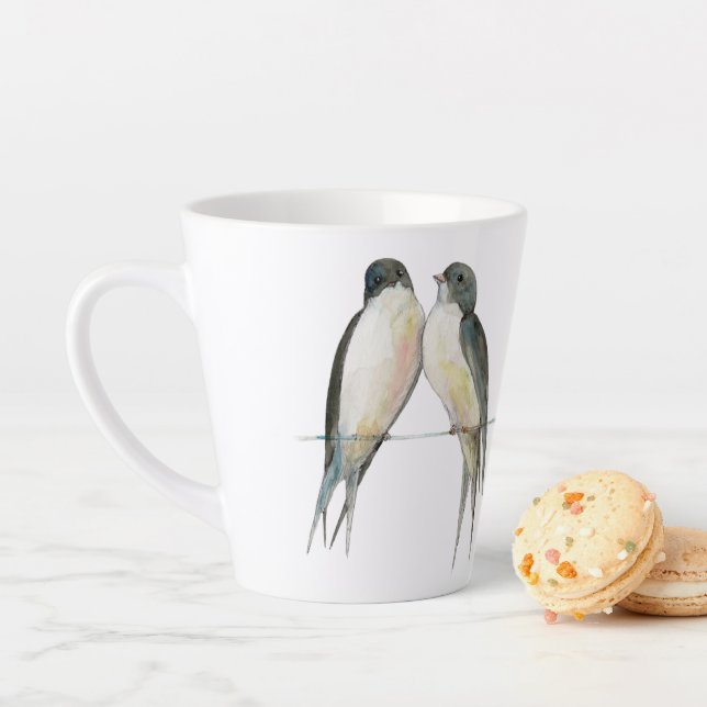 Swallows Coffee Latte Mug 12 oz (In Situ)
