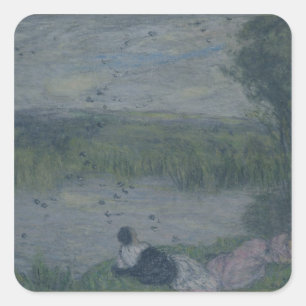 Swallows Square Sticker