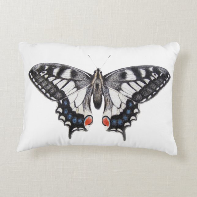 Swallowtail 2012 accent pillow (Back)