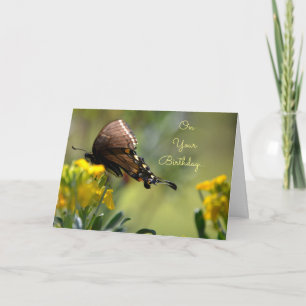Swallowtail Butterfly Birthday Card