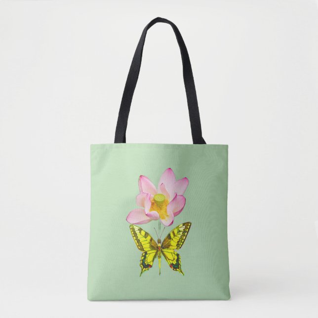 Swallowtail butterfly figure tote bag (Front)