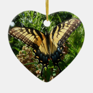 Swallowtail Butterfly III Beautiful Colourful Phot Ceramic Ornament