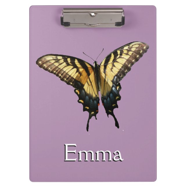 Swallowtail Butterfly III Beautiful Colourful Phot Clipboard (Front)