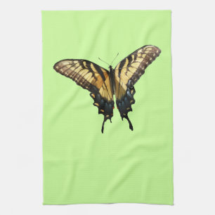 Swallowtail Butterfly III Beautiful Colourful Phot Kitchen Towel