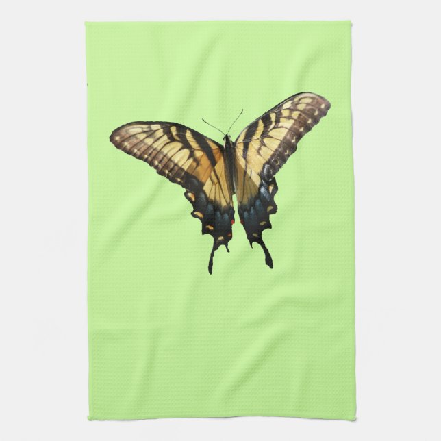 Swallowtail Butterfly III Beautiful Colourful Phot Kitchen Towel (Vertical)