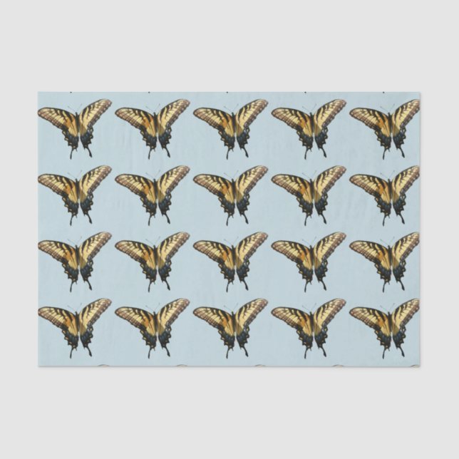 Swallowtail Butterfly III Beautiful Colourful Phot Tissue Paper (Front)