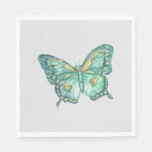 Swallowtail Butterfly on a paper napkin