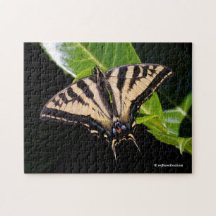 Swallowtail Butterfly on the Laurel Bush Jigsaw Puzzle