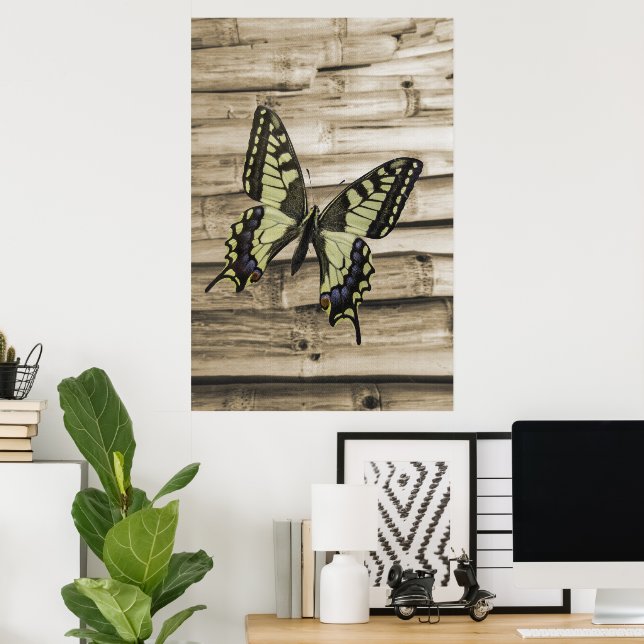 Swallowtail butterfly poster (Home Office)
