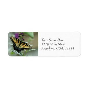Swallowtail Butterfly Return Address Labels