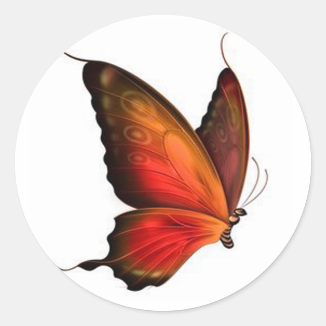 Swallowtail Butterfly Sticker (Front)