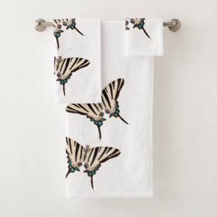 Swallowtail Butterfly Wildlife Bath Towel Set