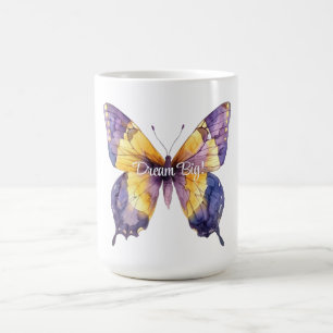 Swallowtail Dreams: Dream Big Butterfly Coffee Mug