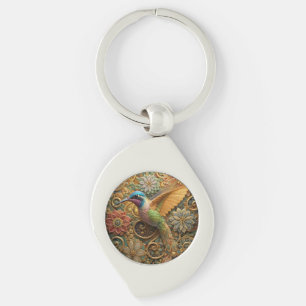 Swallowtail in Ornamental Flowers Keychain