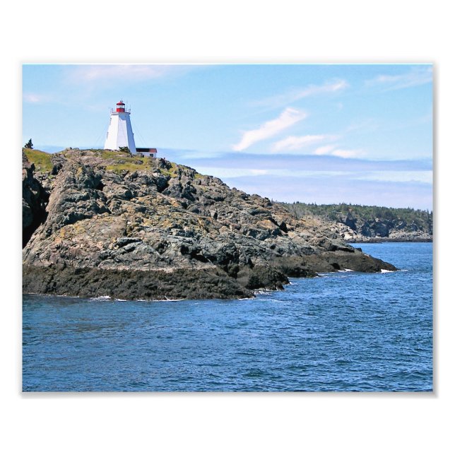 Swallowtail Lighthouse Grand Manan NB Photo Print (Front)