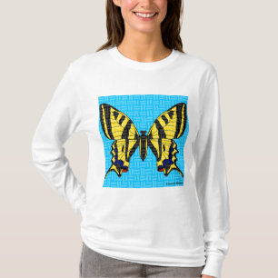 Swallowtail (white) - Women's Long Sleeve Shirt