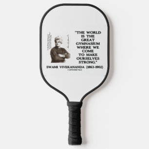 Swami Vivekananda World Great Gymnasium Strong Qte Pickleball Paddle