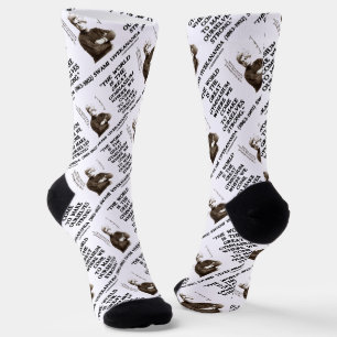 Swami Vivekananda World Great Gymnasium Strong Qte Socks