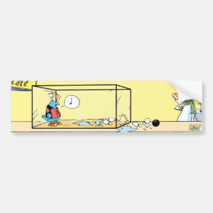Swamp Bowling Bob The Crayfish Bumper Sticker
