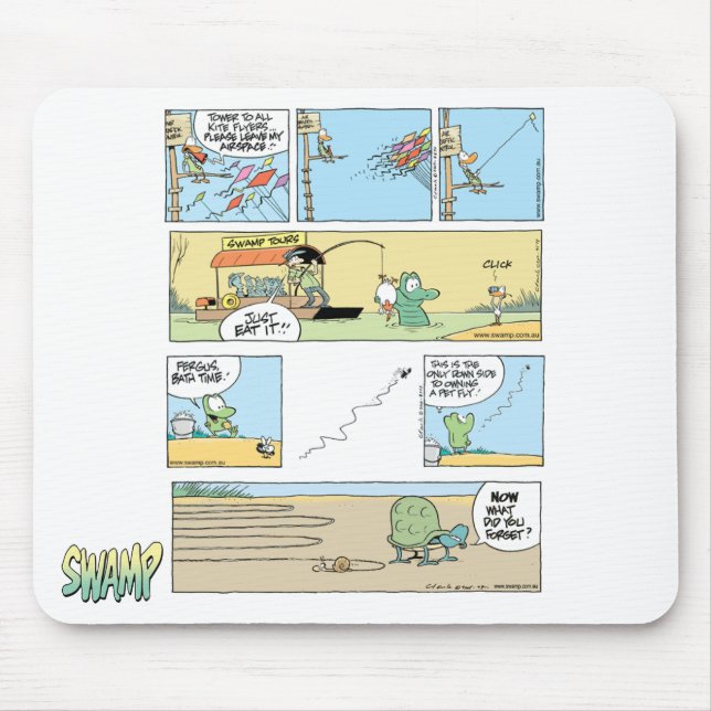 Swamp Cartoon Compilation Mousepad (Front)