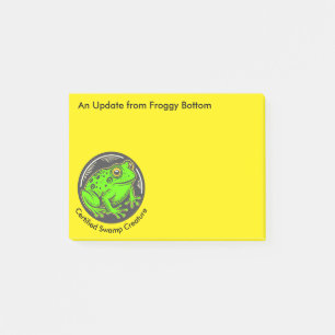 Swamp Creature Frog from Froggy Bottom Post-it Notes