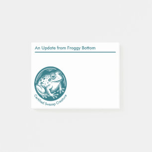 Swamp Creature Frog from Froggy Bottom Post-it Notes