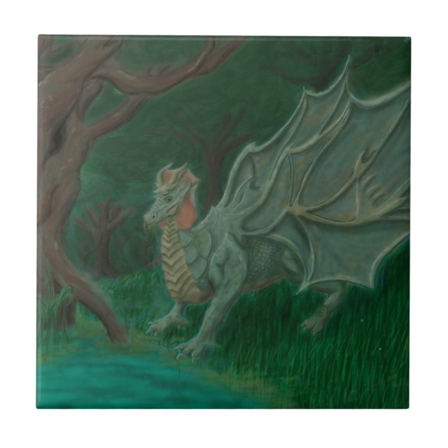 Swamp Dragon Tile (Front)