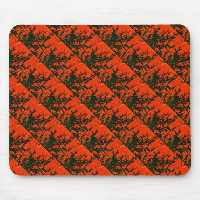 "Swamp Fire #8" Abstract Design Mousepad (Front)