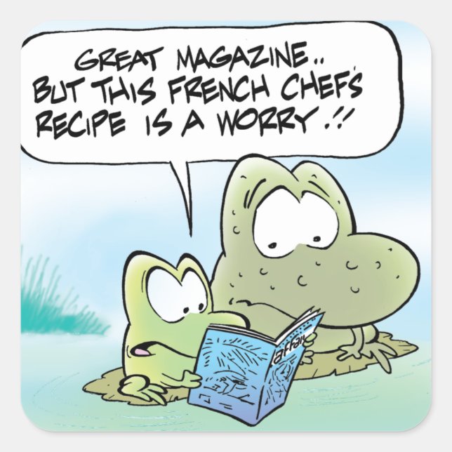 Swamp Frogs Legs Sticker (Front)