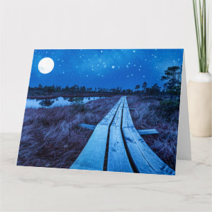 Swamp night card