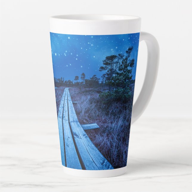 Swamp night latte mug (Right Angle)