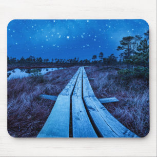 Swamp night mouse pad