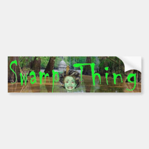 SWAMP THING 4 BUMPER STICKER
