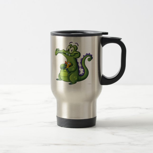 Swampy and Rubber Ducky Travel Mug (Right)