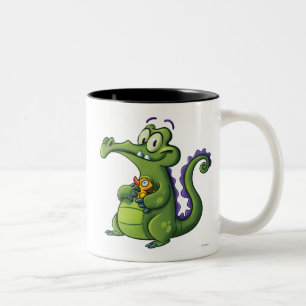 Swampy and Rubber Ducky Two-Tone Coffee Mug
