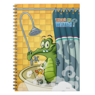 Swampy in the Shower Notebook