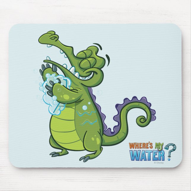 Swampy - Taking Clean to the Next Level Mouse Pad (Front)