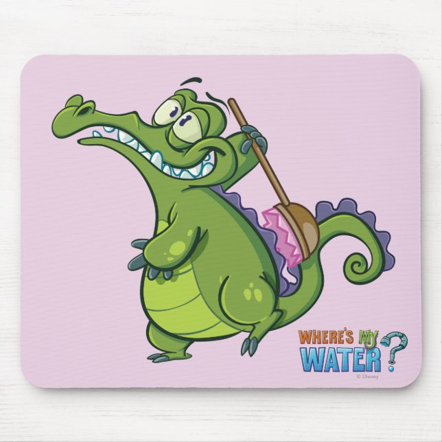 Swampy - Time to Scrub Mouse Pad (Front)