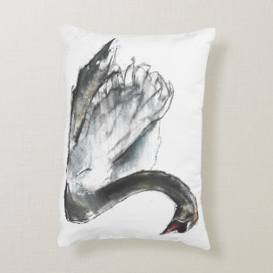 Swan Accent Pillow