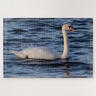 Swan and Blue Water  Jigsaw Puzzle