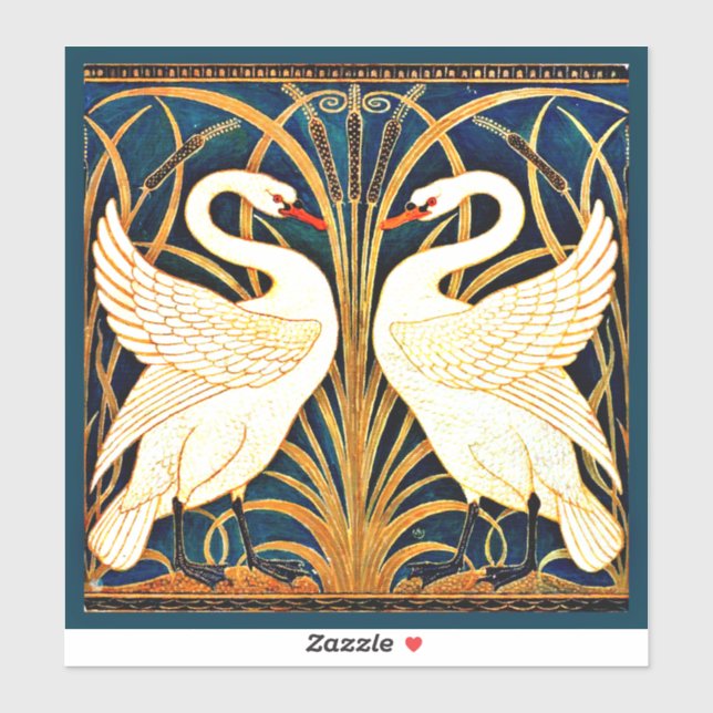 Swan and Rush and Iris,  (Sheet)