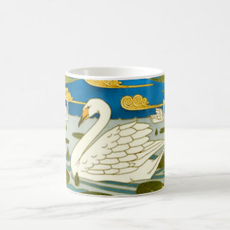 Swan Art Nouveau Coffee Mug