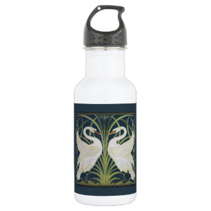 Swan Art Nouveau Two Swans 532 Ml Water Bottle