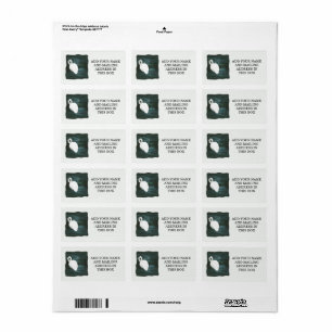 Swan at the Pond Label