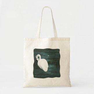 Swan at the Pond Tote Bag
