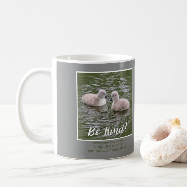 Swan Be Kind Coffee Mug (With Donut)