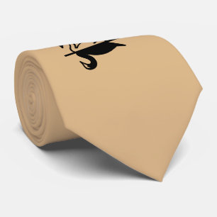 Swan Beige Mens Tie