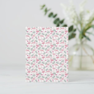 Swan Bird Repeated Pattern Card