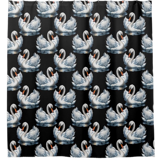 Swan Birds Pattern Design  (Front)
