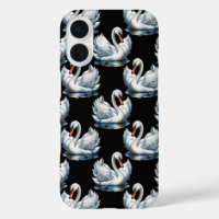 Swan Birds Pattern Design